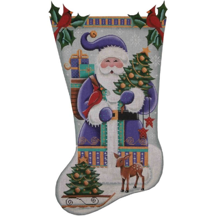 Purple Santa