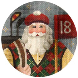 Golfing Santa
