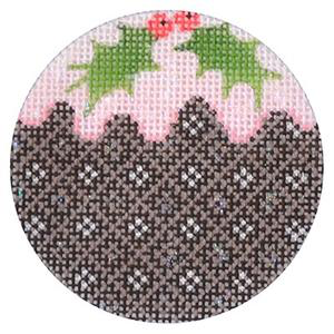 Mini Christmas Pudding – Pink Iced