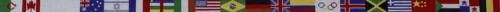 International Flags on 18 Count