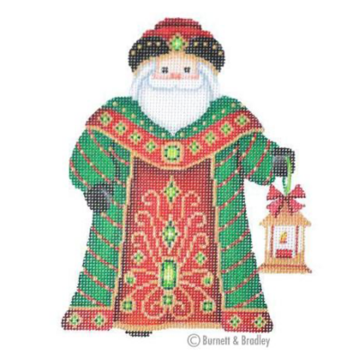 Santa Clause – Green Robe with Lantern