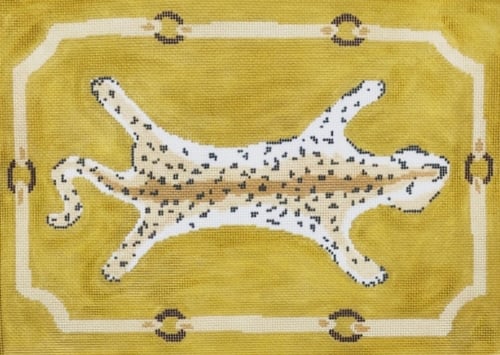 Leopard on Yellow