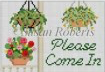 Hanging Baskets, Please Come In Hanging Baskets, Please Come In