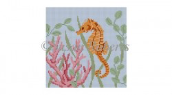 Orange Seahorse