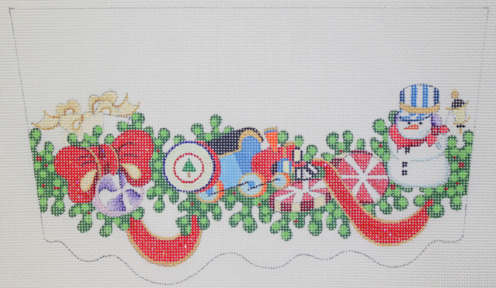 Snowman & Train Garland