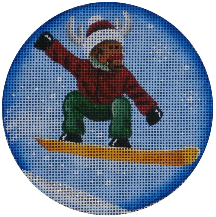Snowboard Reindeer