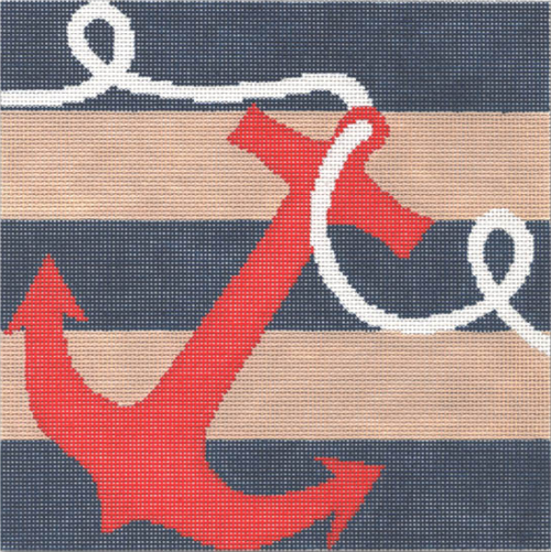 Anchor on Stripes