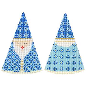 Santa Cones – Blue Snowflakes Hat