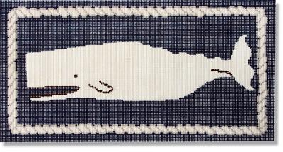 Whale With Rope Border