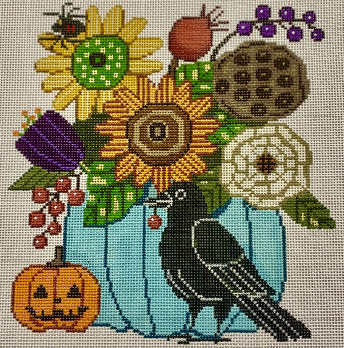 Teal Pumpkin Floral