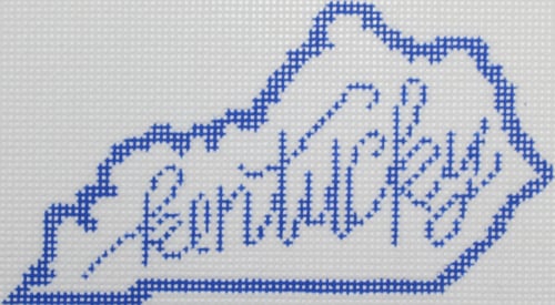 Kentucky Script State Outline