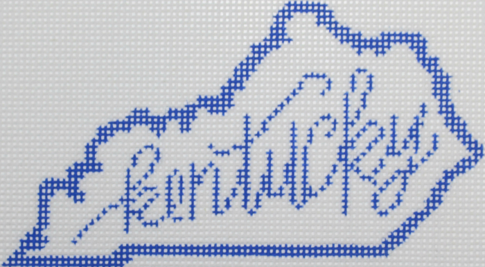 Kentucky Script State Outline