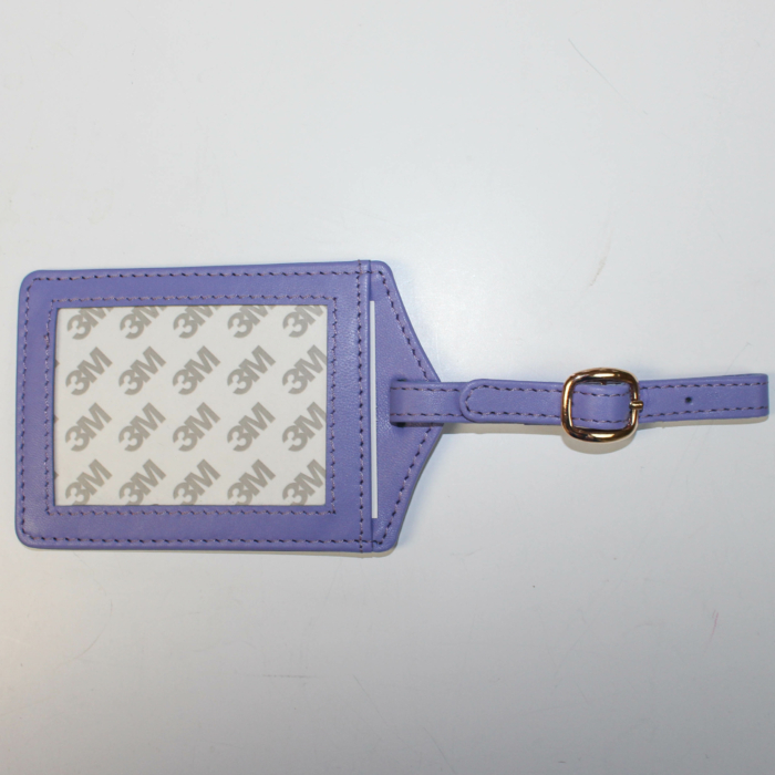 Lavendar Rectangular Luggage Tag