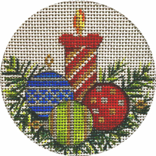 Candle and Ornaments