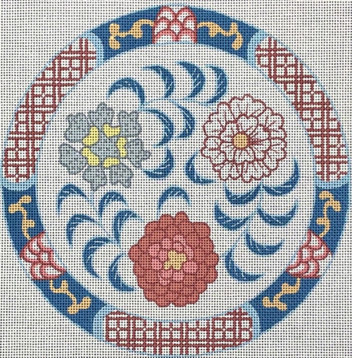 3 Flowers in Border
