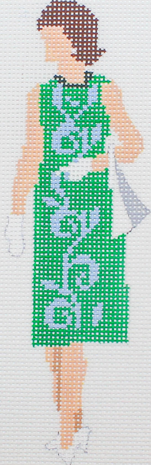 Jackie in Green&Blue