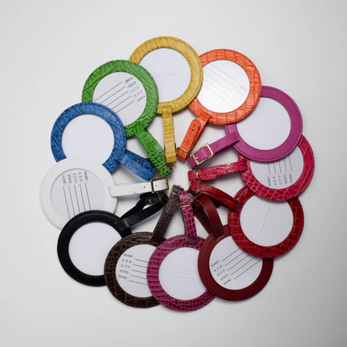 Round Luggage Tag