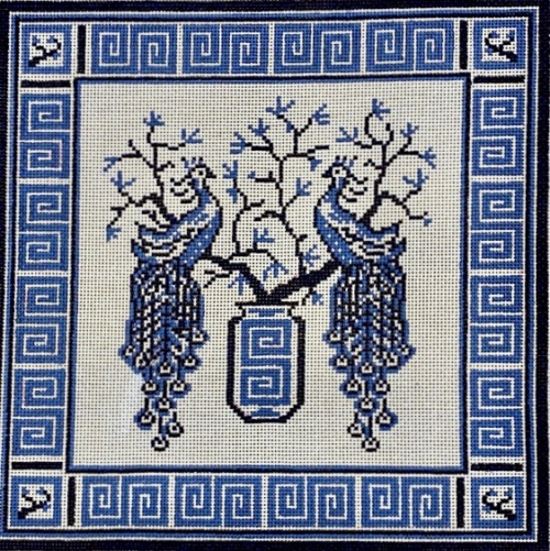 Two Peacocks