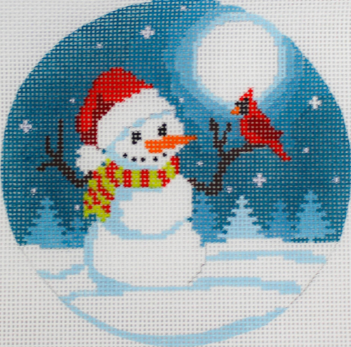 Snowman & Cardinal