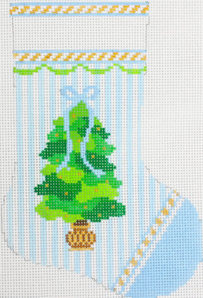 Tree on Blue