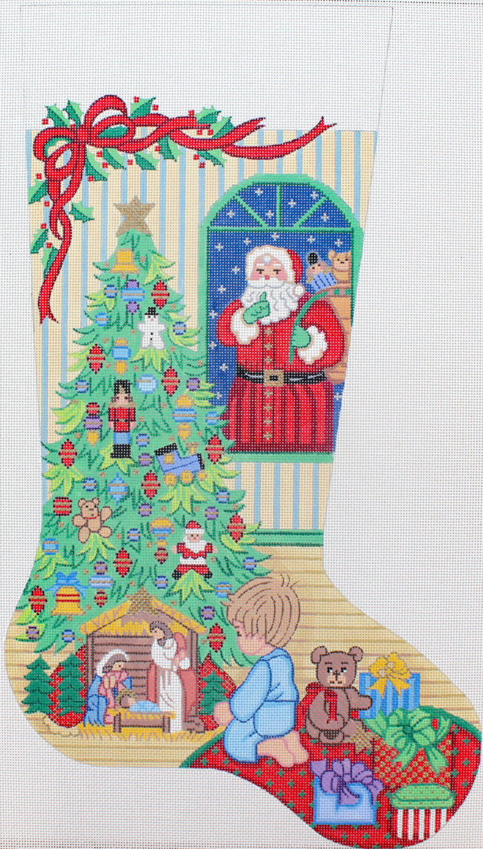 Admiring Nativity - Boy