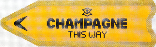 Champagne this Way-Large
