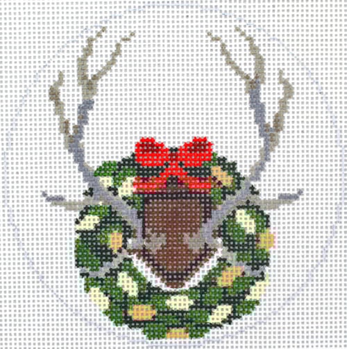 Elk Antlers Wreath