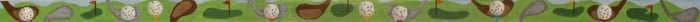 Golf Balls & Tees on Green