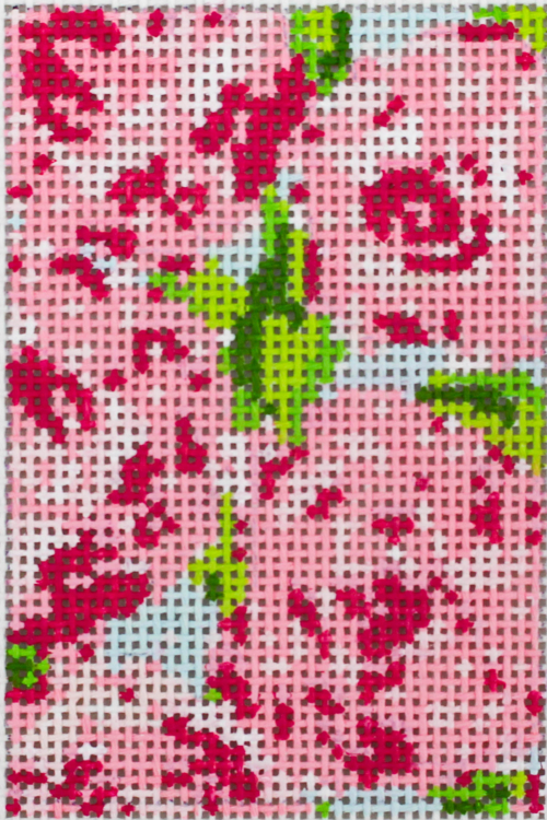 Roses on Teal