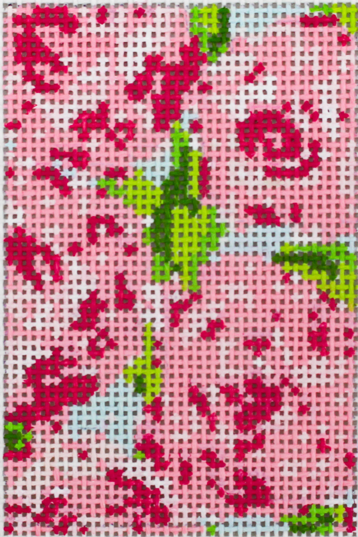 Roses on Teal