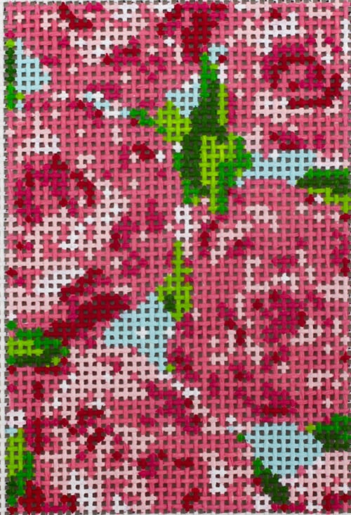 Roses on Teal