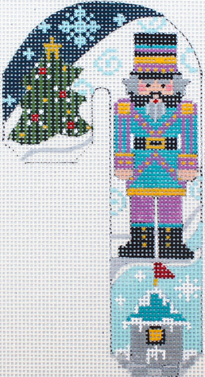Teal & Purple Nutcracker