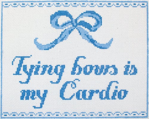 Tying Bows-Blue