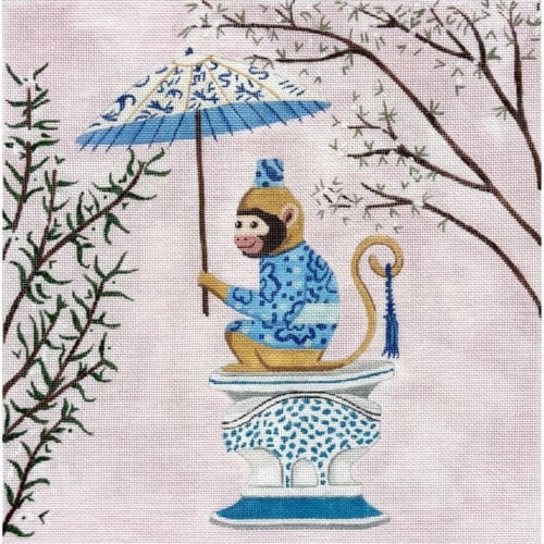 Monkey with Umbrella