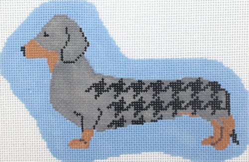 Houndstooth-Dachshund