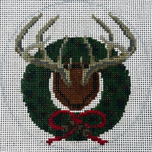 Elk Antlers Wreath Bow