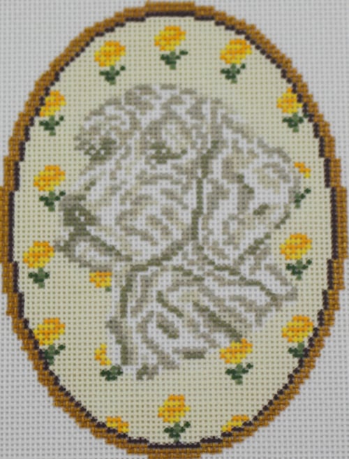 Cameo-Doodle Flower