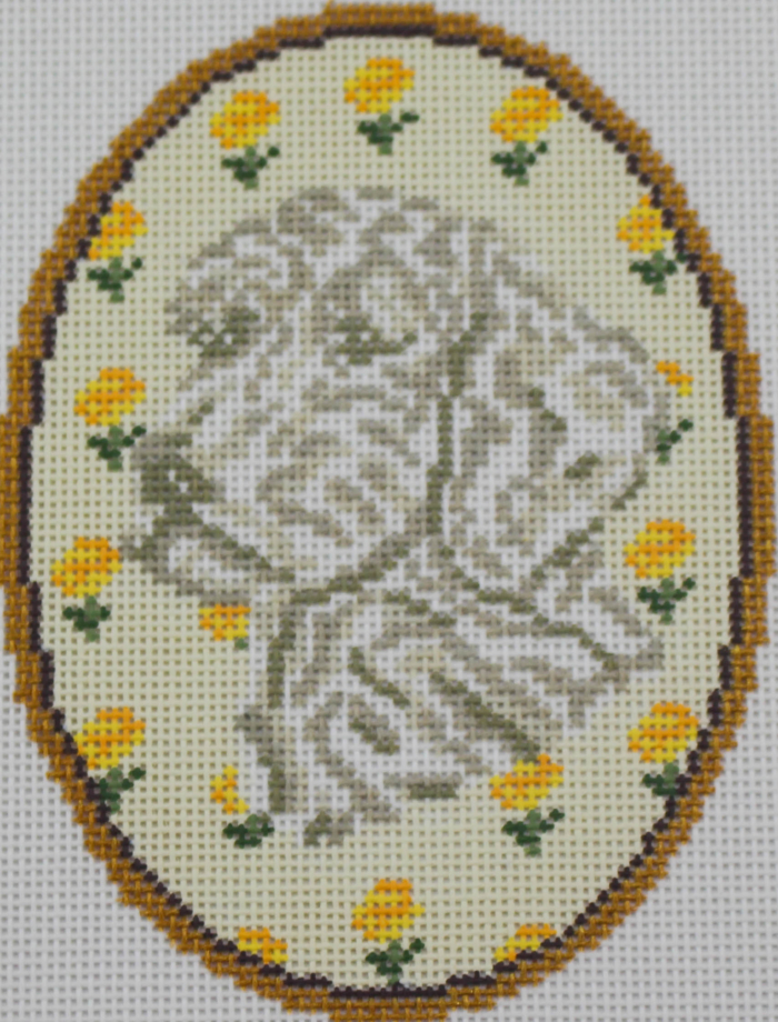 Cameo-Doodle Flower