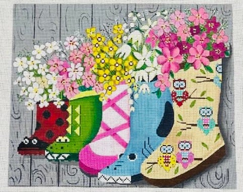 Flower Boots