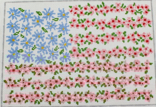 Memorial Day Flag Floral