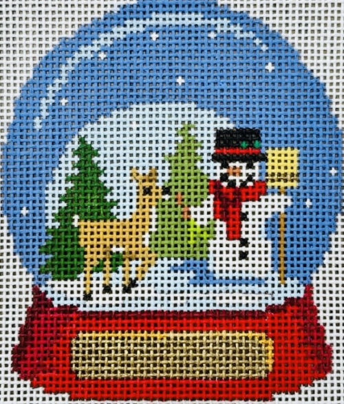 Snowman with Reindeer