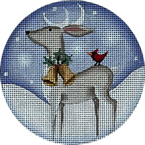 Birdie on a Deer
