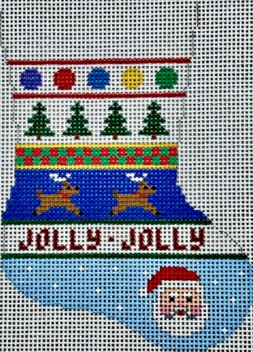 Tree,Reindeer,Santa Stripe