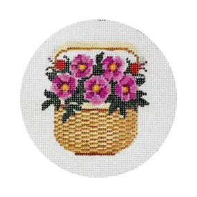Basket with Roses