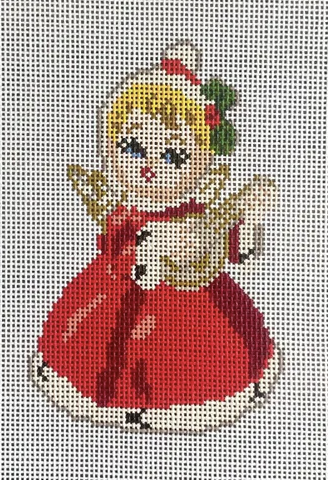 Ceramic Mandolin Angel