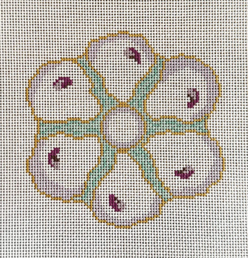 Oyster Plate-Seafoam