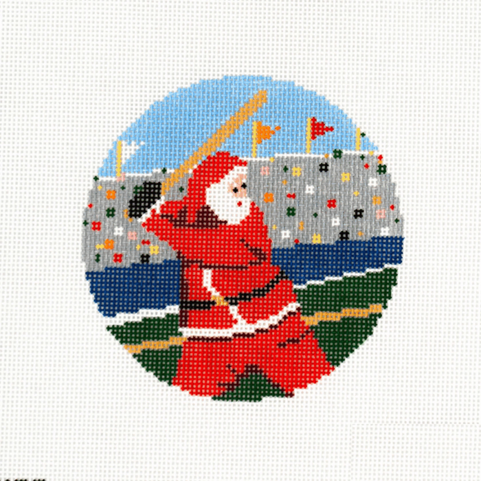 Baseball Santa