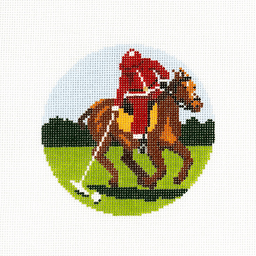 Polo Player Santa