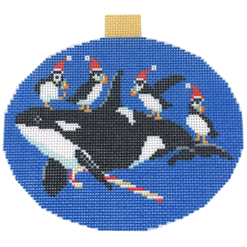 Whale & Puffins