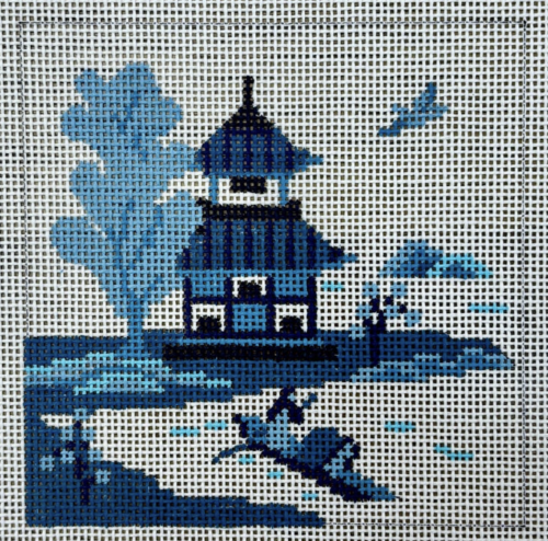 Asian Islands Boat-Blues